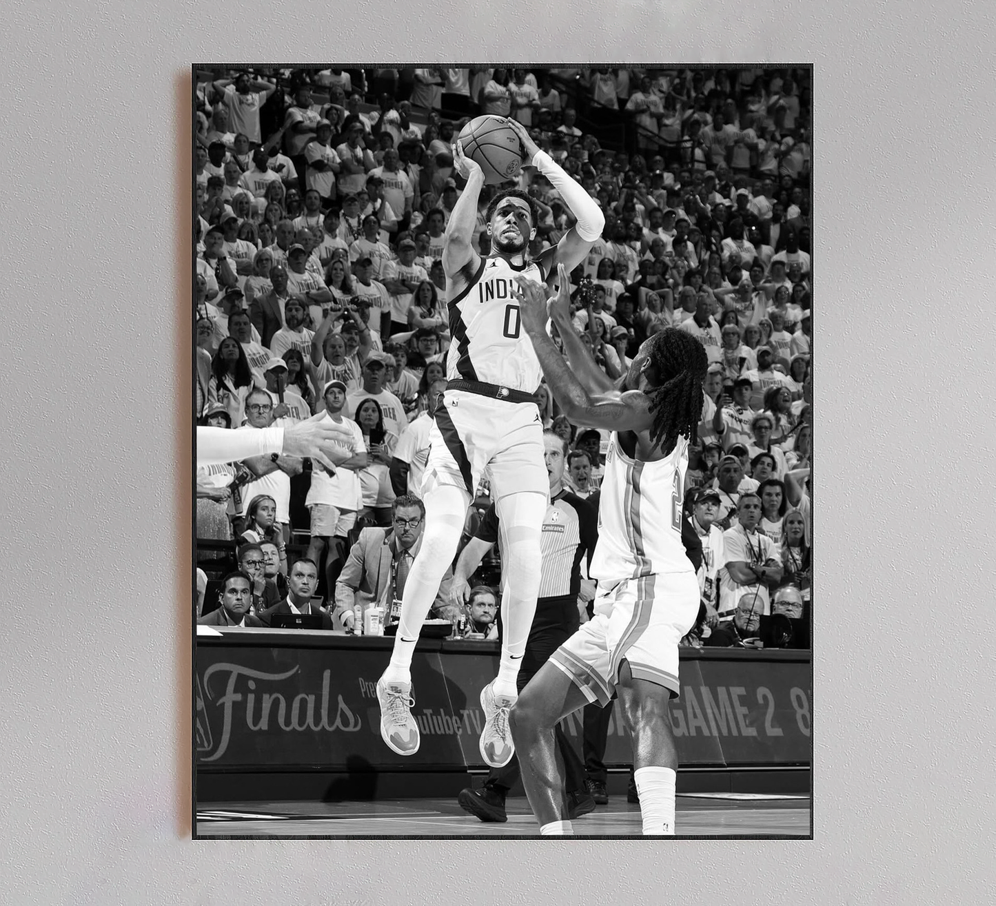 Tyrese Haliburton OKC Game Winner Poster