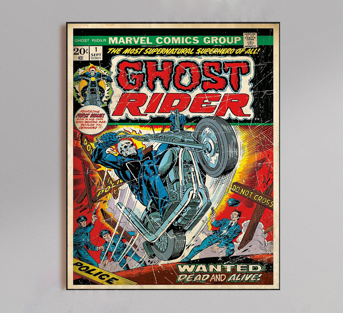 Ghost Rider Comic Poster