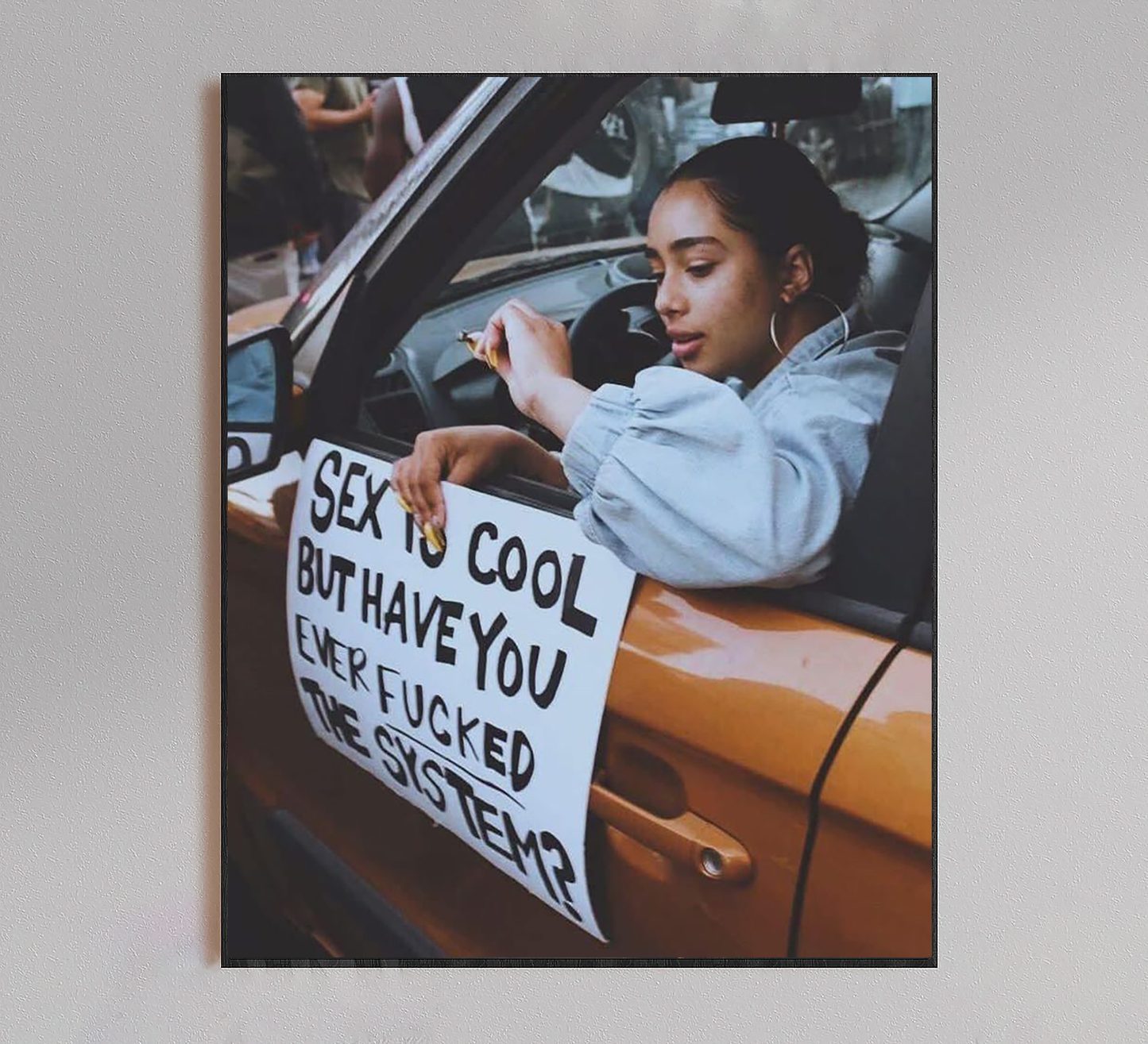 Fuck The System Protest Poster