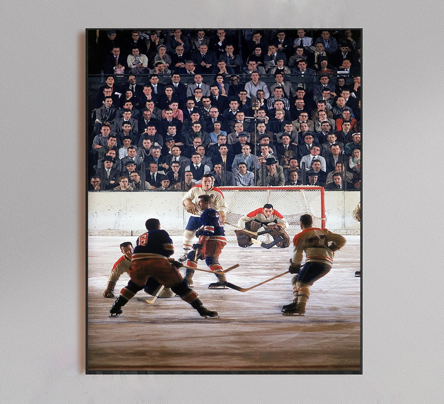 Vintage Ice Hockey Poster