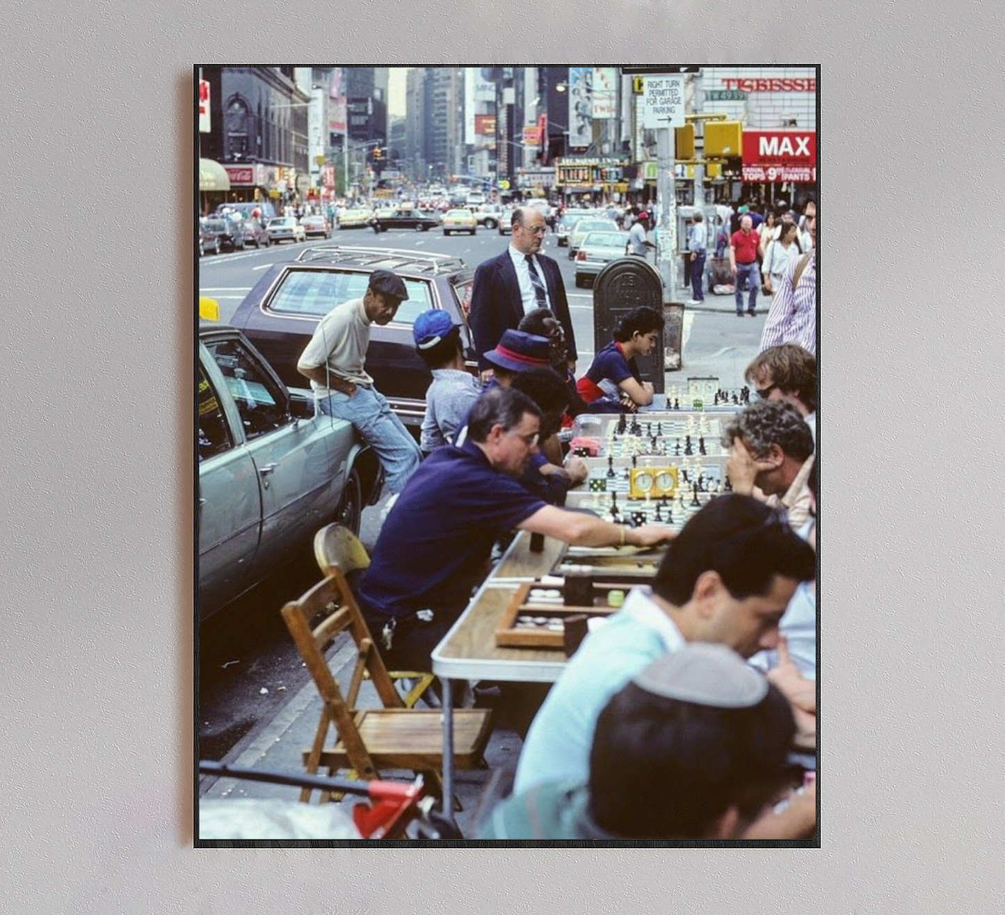 Vintage New York Street Chess (1986) Poster