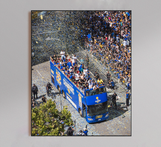 Golden State Warriors 2022 Championship Parade Poster