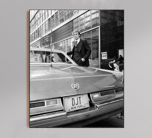 Donald Trump Vintage License Poster