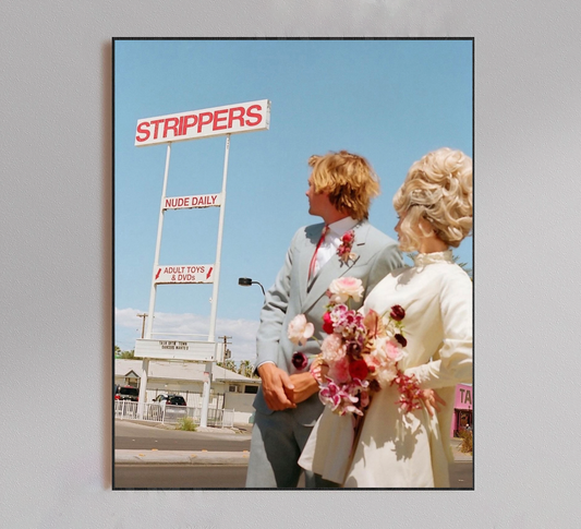 Las Vegas Stripper Wedding Poster