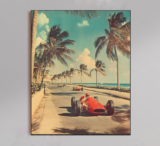 Formula 1 Vintage Miami Poster