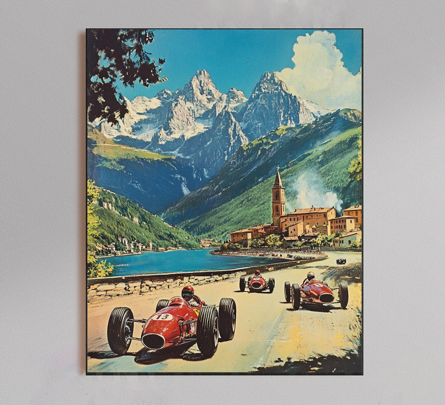 Formula 1 Vintage Switzerland Poster,