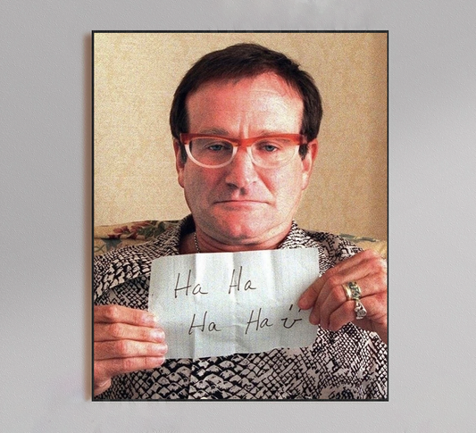 Robin Williams "HaHa" Poster