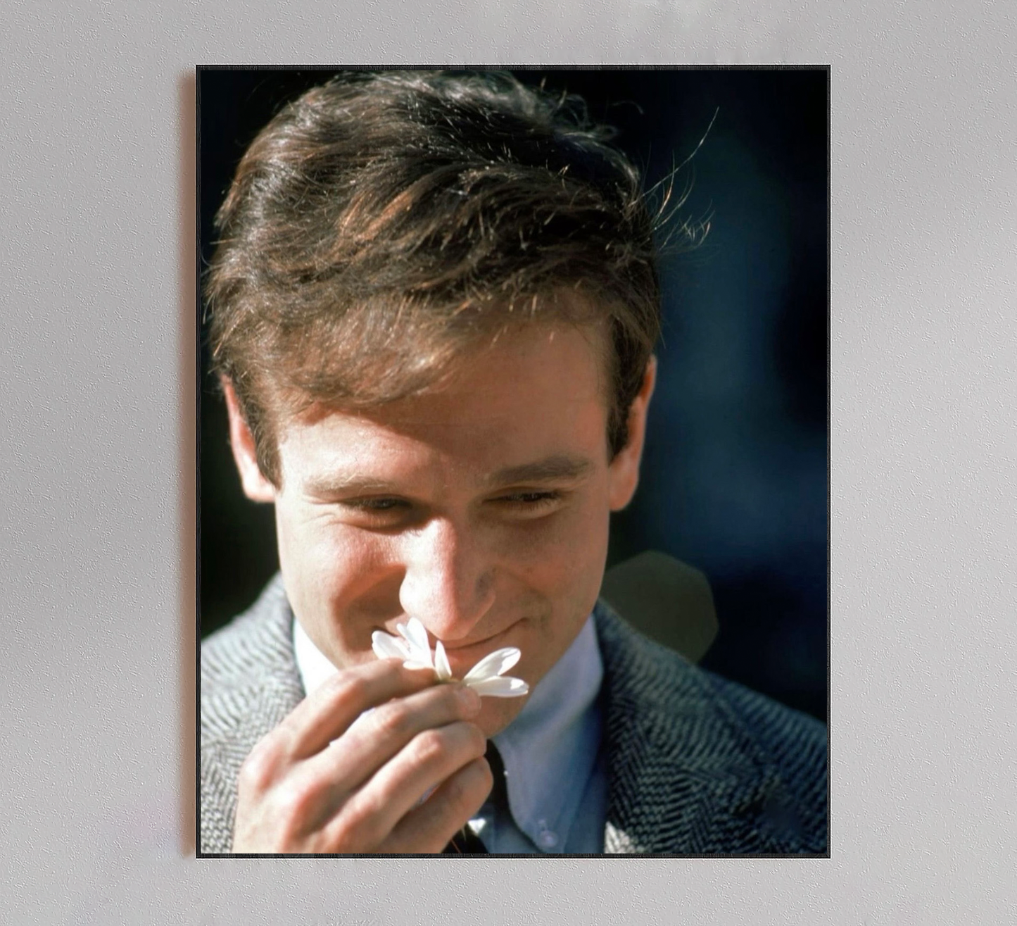 Robin Williams Flowers Poster