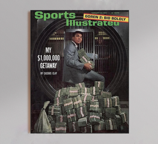 Muhammad Ali Sports Illustrated Money Poster