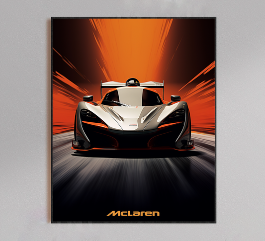 McLaren Orange Poster