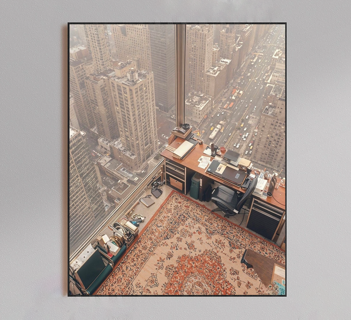 NYC High Rise Vintage Apartment Poster