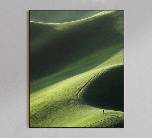 Grassy Hills Poster