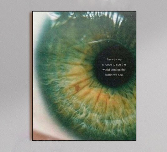 Eye Motivational Message Poster