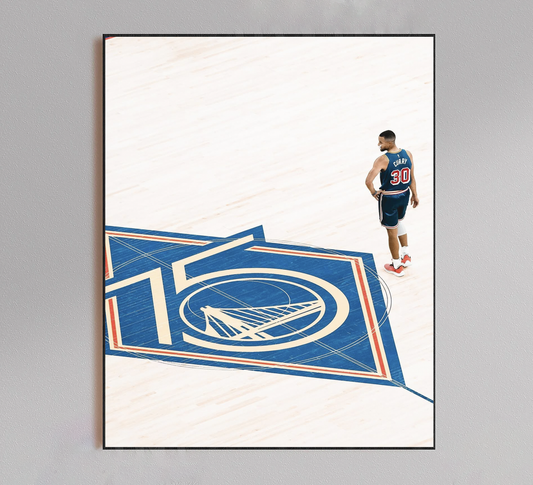 Steph Curry Center Court Poster