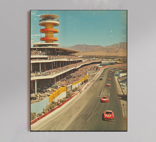 Nascar Vintage Race Poster