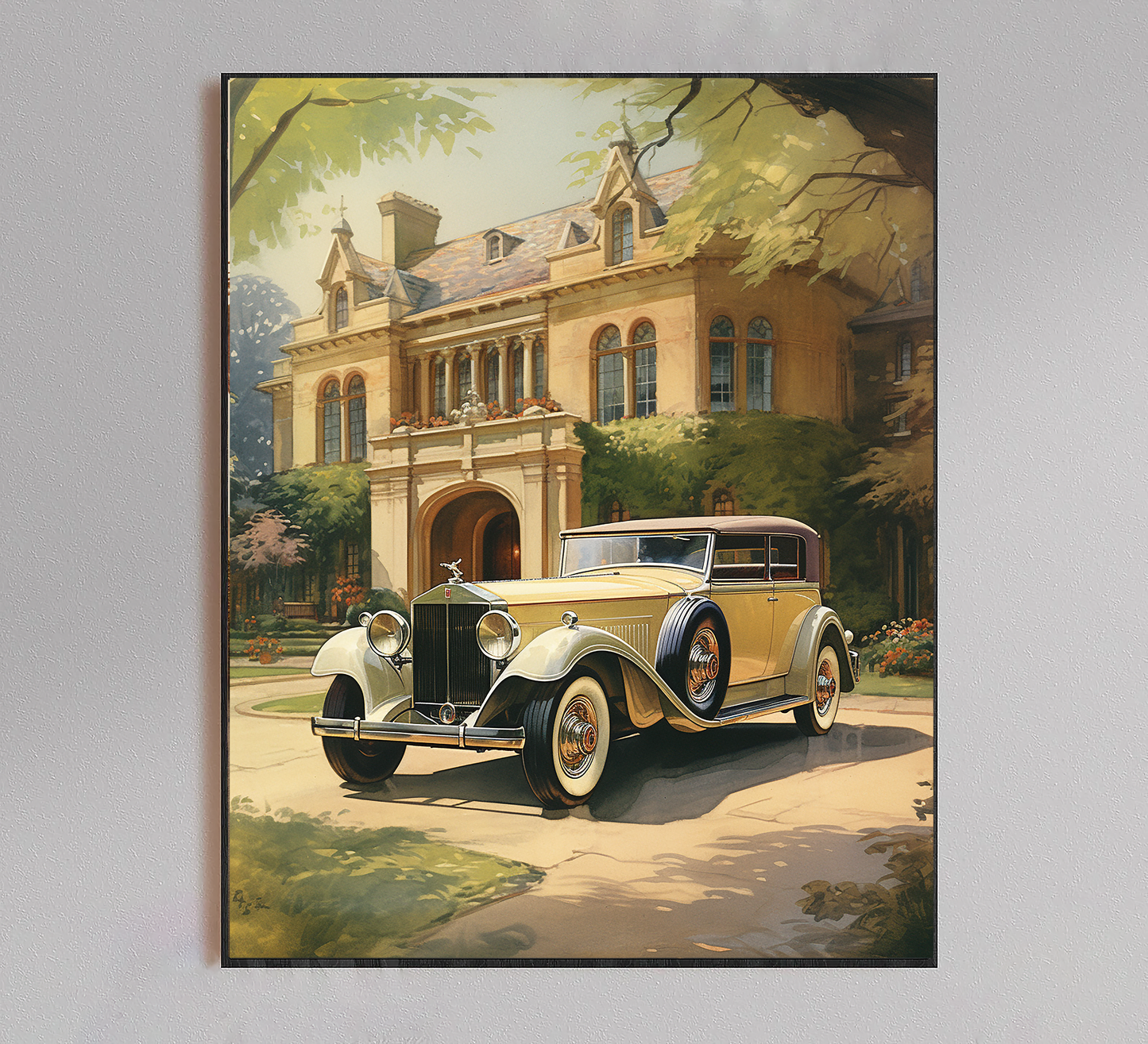 Rolls Royce Vintage Poster