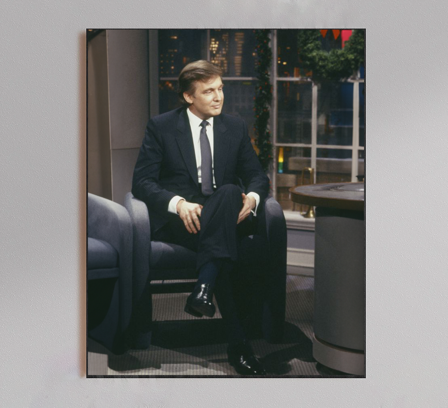 Donald Trump Talk Show Vintage Poster