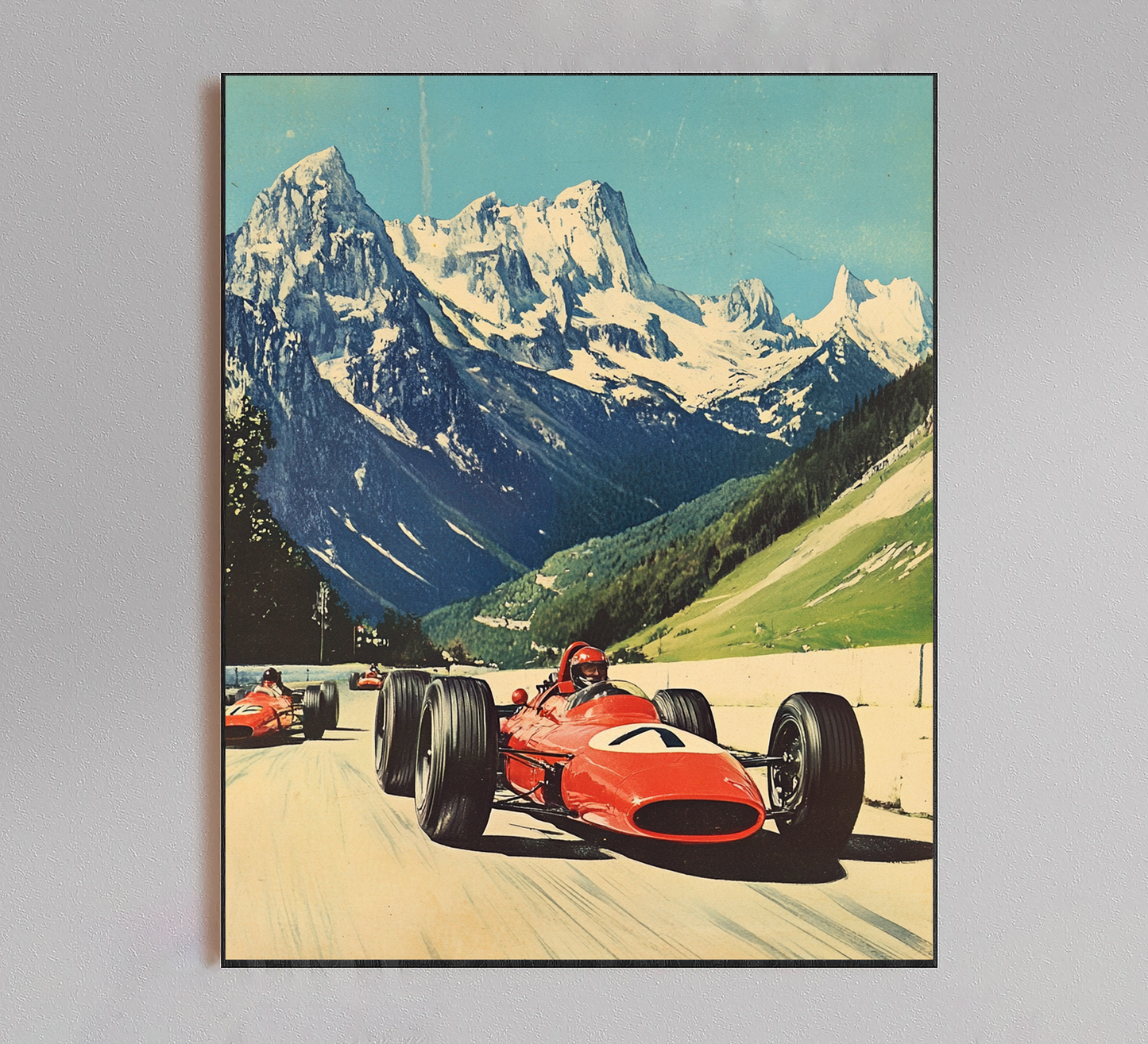 Formula 1 Vintage Alps Poster
