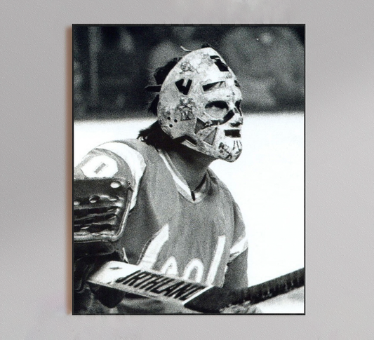 Ice Hockey Vintage Goalie Poster