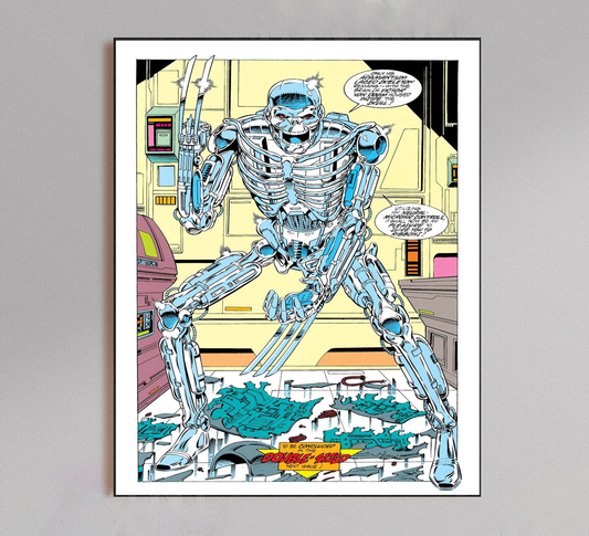 The Wolverine Exo-Skeleton Comic Poster