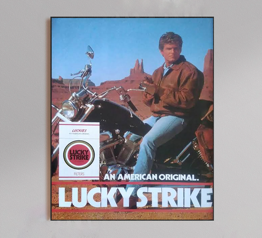 Lucky Strike Cigarette VintagePoster
