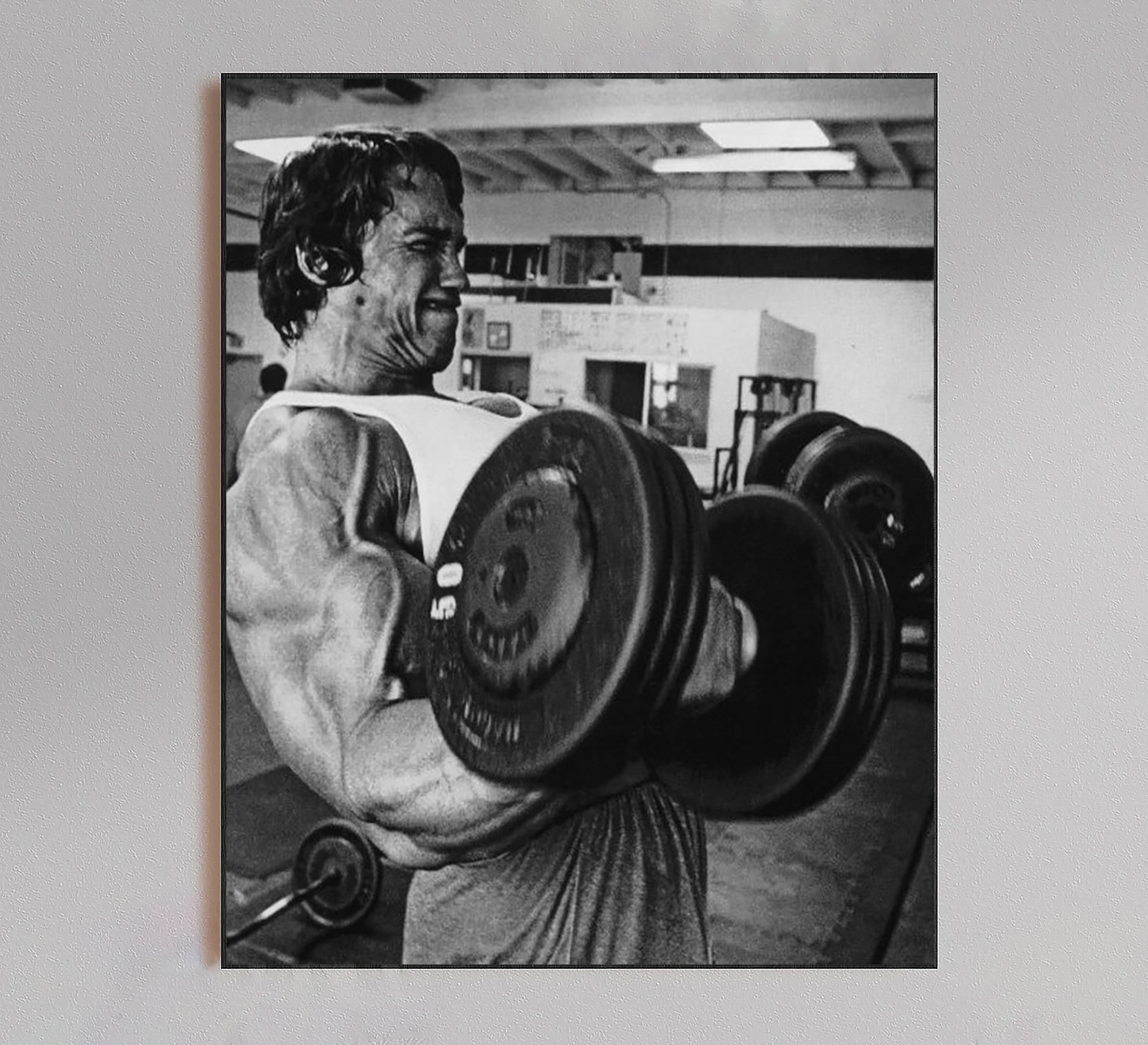 Arnold Schwarzenegger Bicep Curl Poster