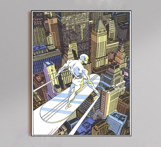 Silver Surfer Comic Poster