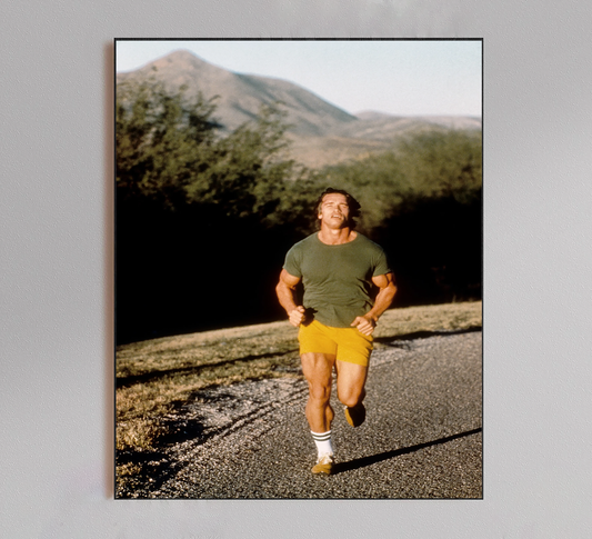 Arnold Schwarzenegger Running Poster
