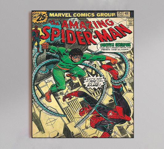 Spiderman Doc Ock Comic Poster