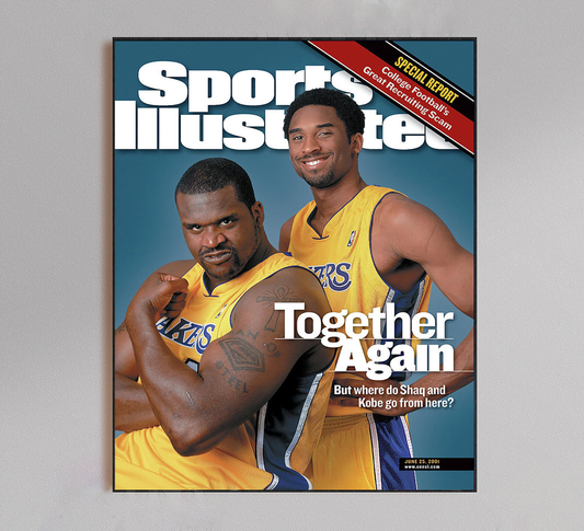 Kobe Bryant and Shaq  Sports Illustrated Poster