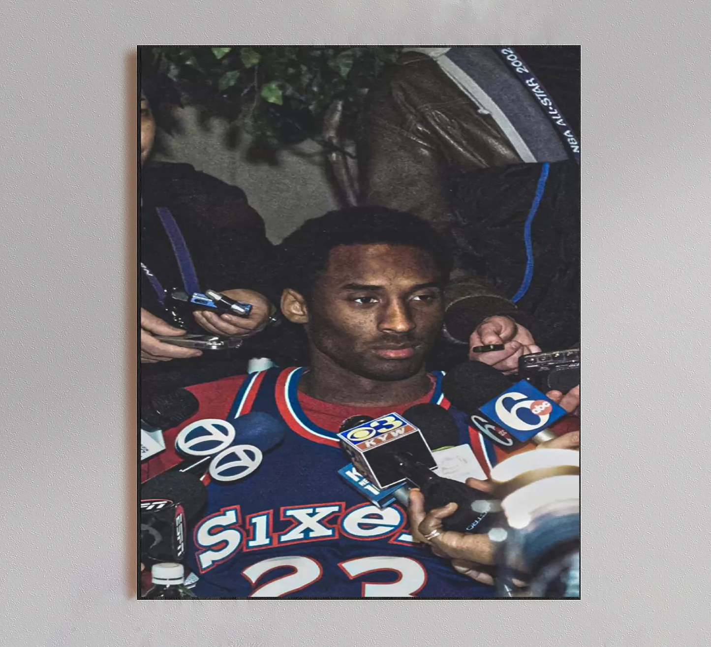 Kobe Bryant 76ers Media Poster