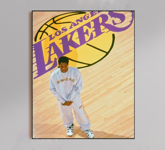 Kobe Standing Overhead Shot Poster