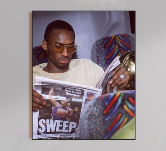Kobe Bryant "Sweep" Newspaper Poster