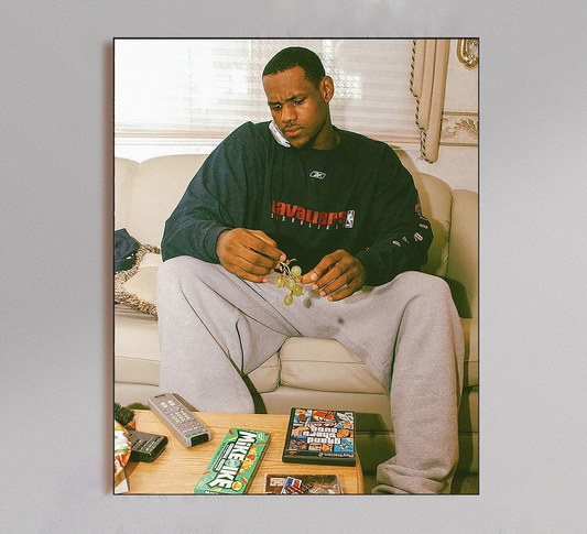 Rookie Lebron James Poster