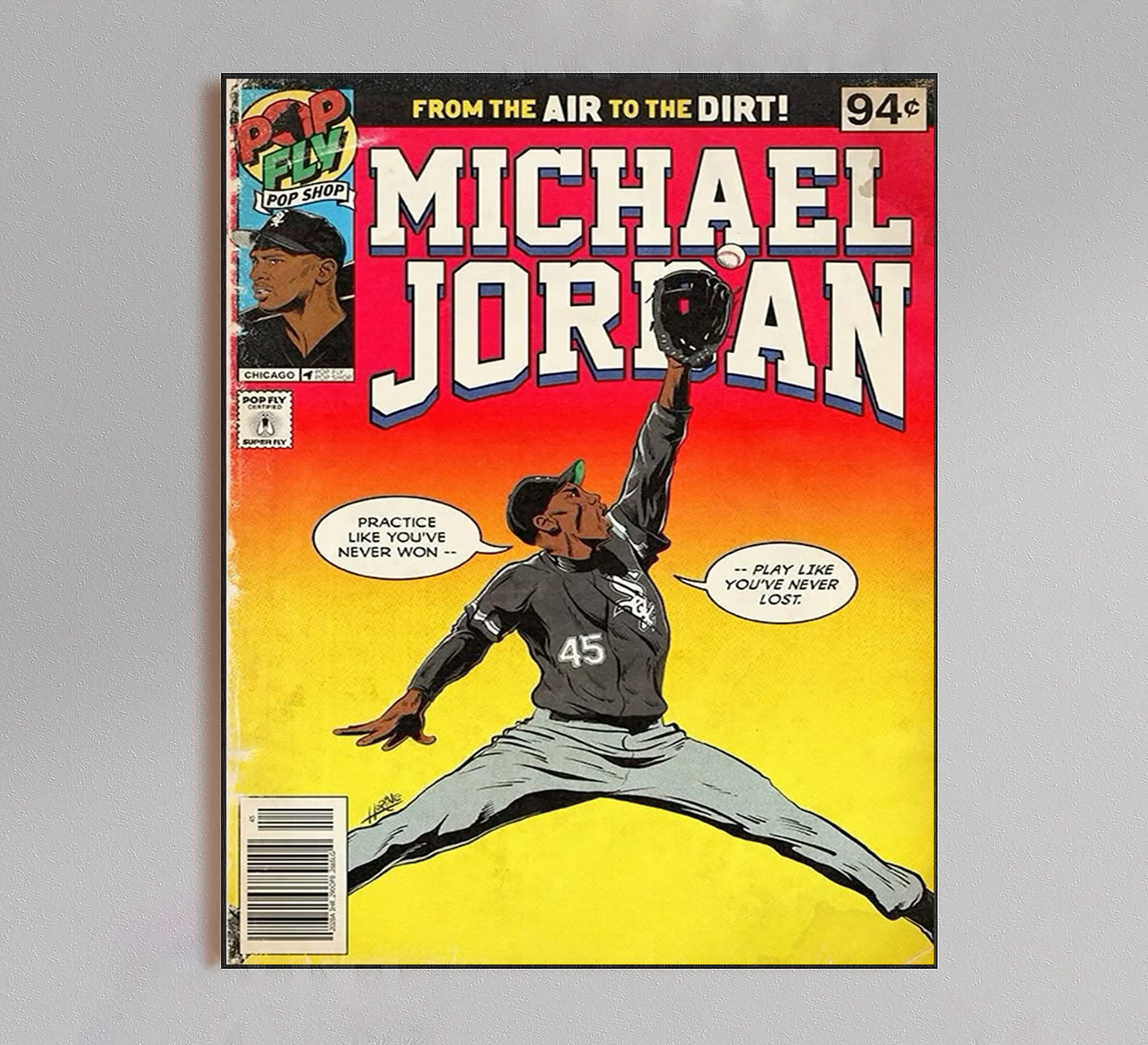 Michael Jordan Comic Poster