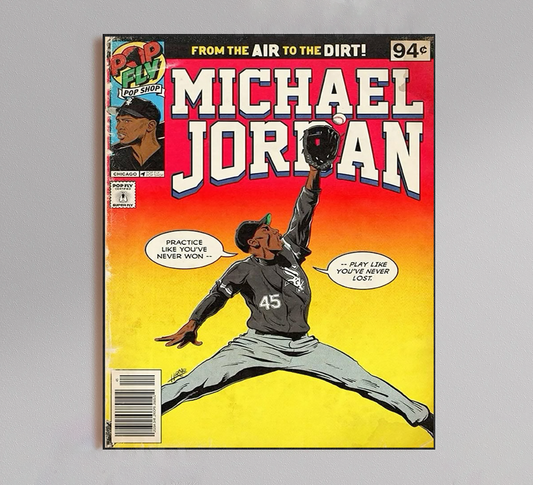 Michael Jordan Comic Poster
