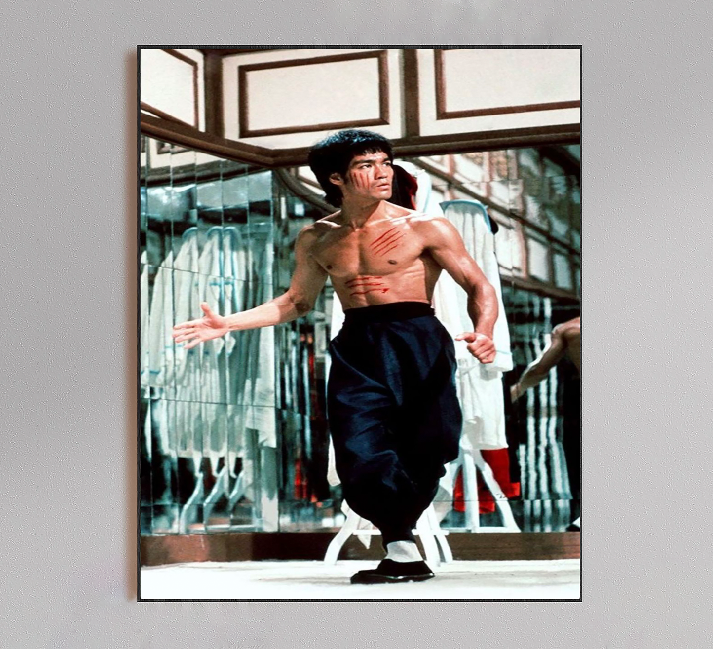 Bruce Lee Training Poster