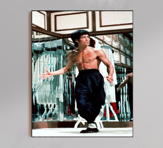 Bruce Lee Training Poster