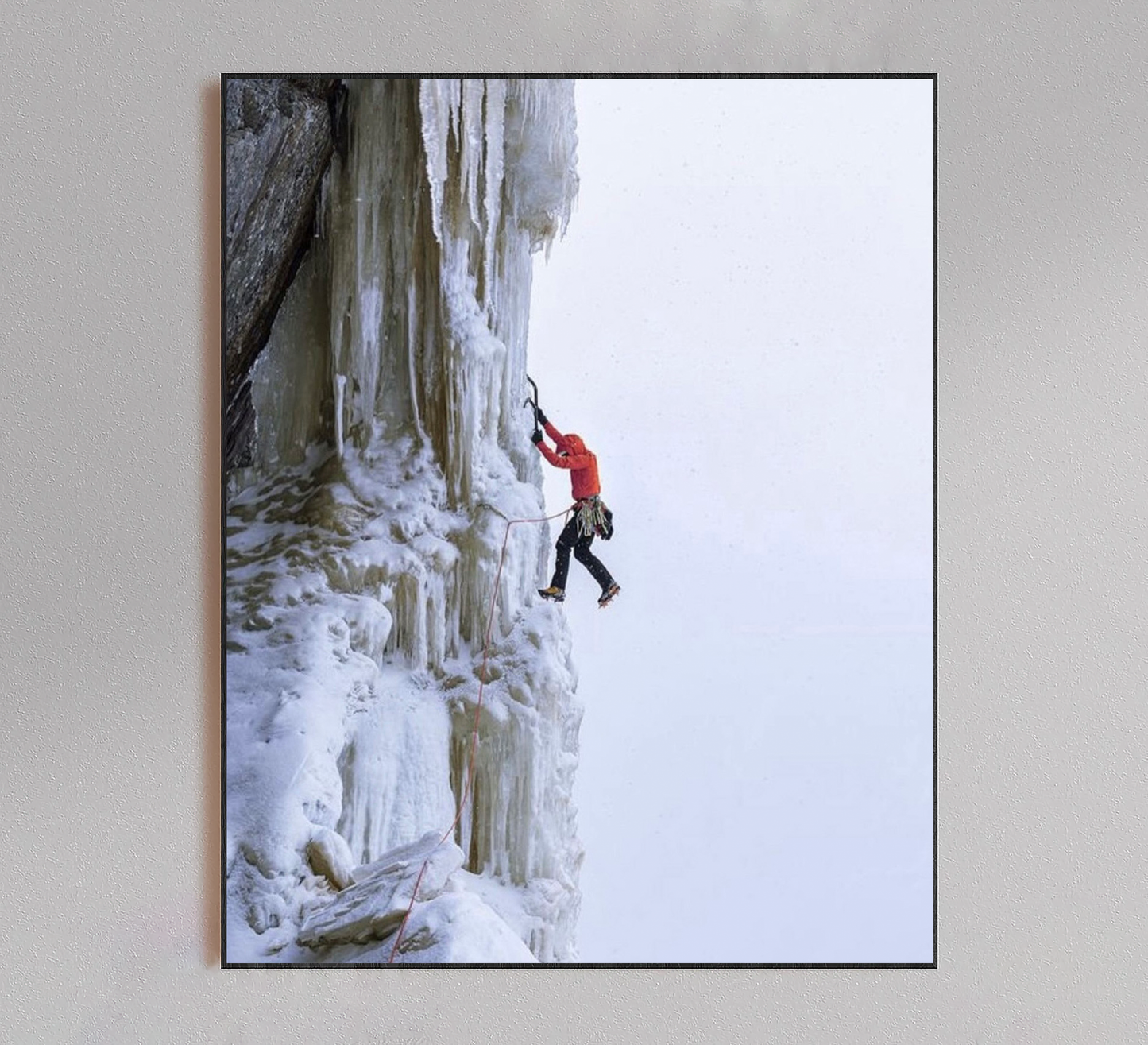 Ice Climbing Poster