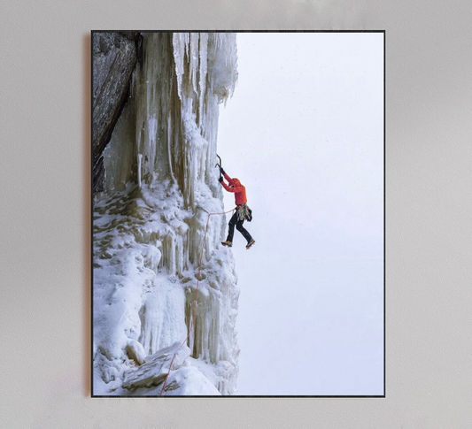 Ice Climbing Poster
