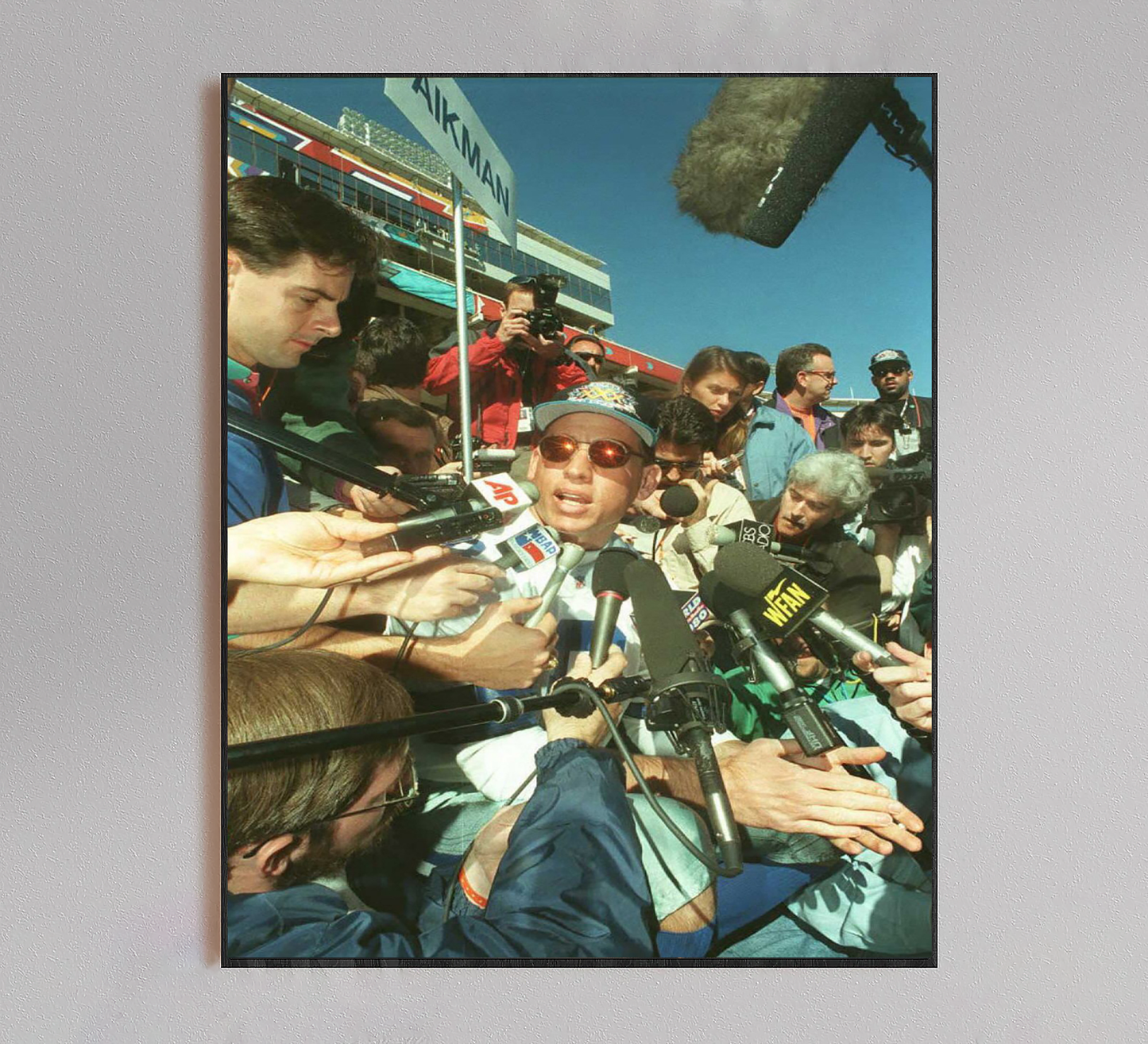Troy Aikman Reporters Poster