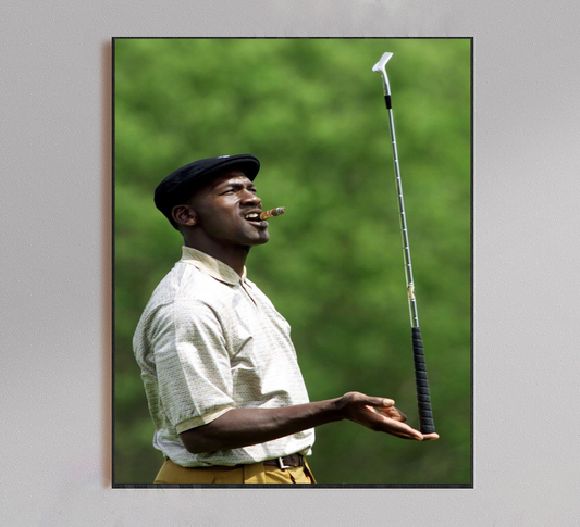 Michael Jordan Golf Poster