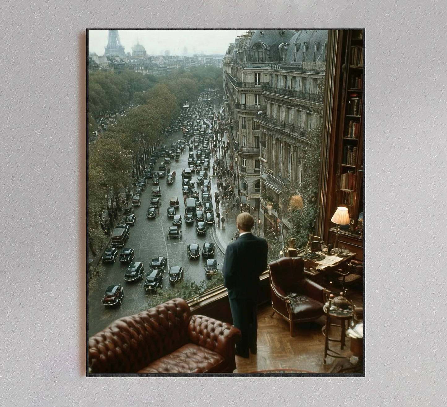 The Boulevard des Capucines, Paris View (1950) Poster