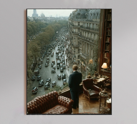 The Boulevard des Capucines, Paris View (1950) Poster