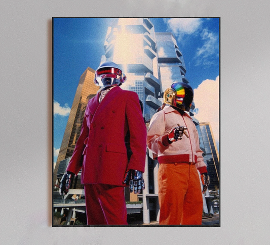 Daft Punk Vintage Poster