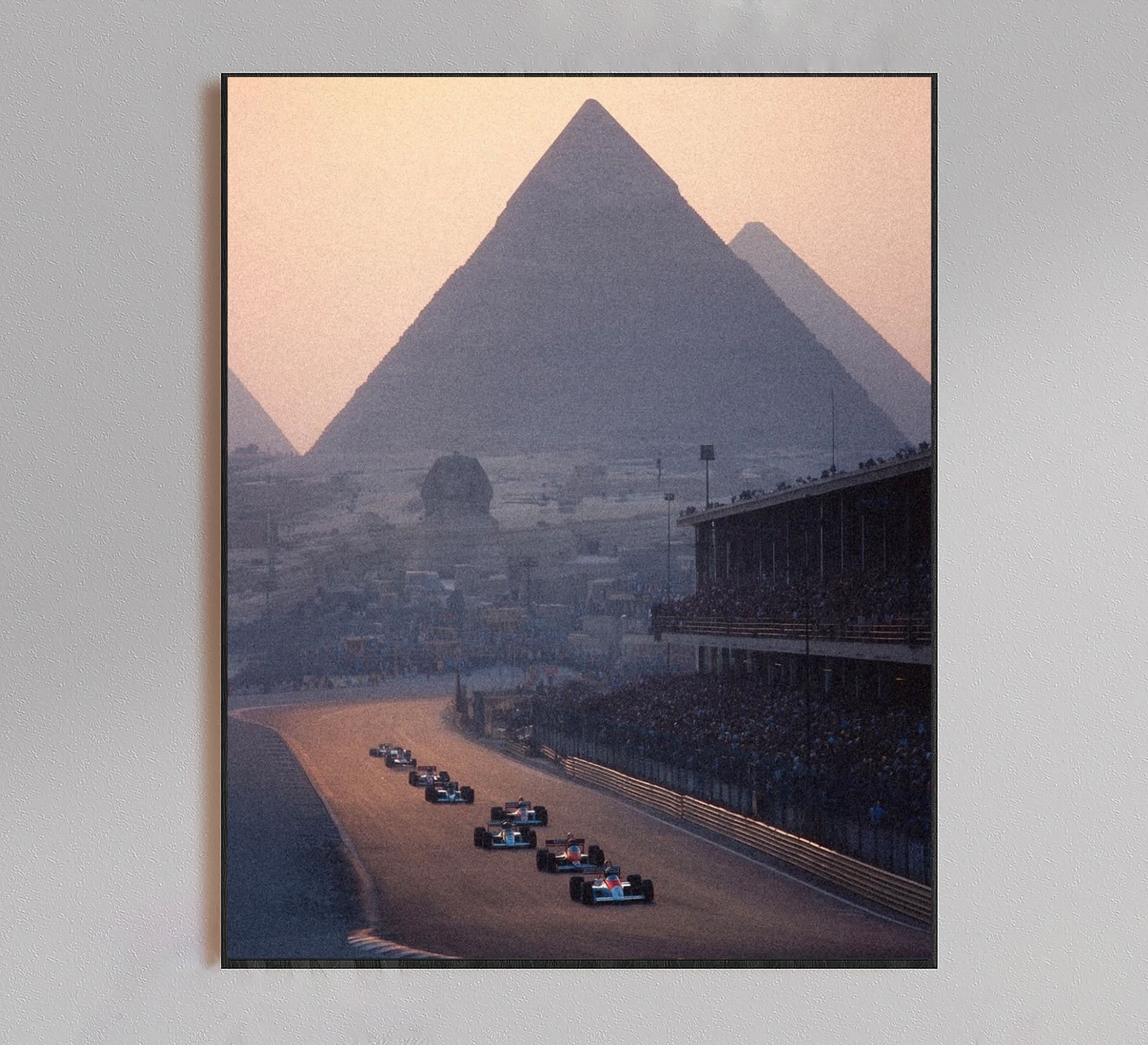 Vintage Egyptian Grand Prix F1 Racing Poster