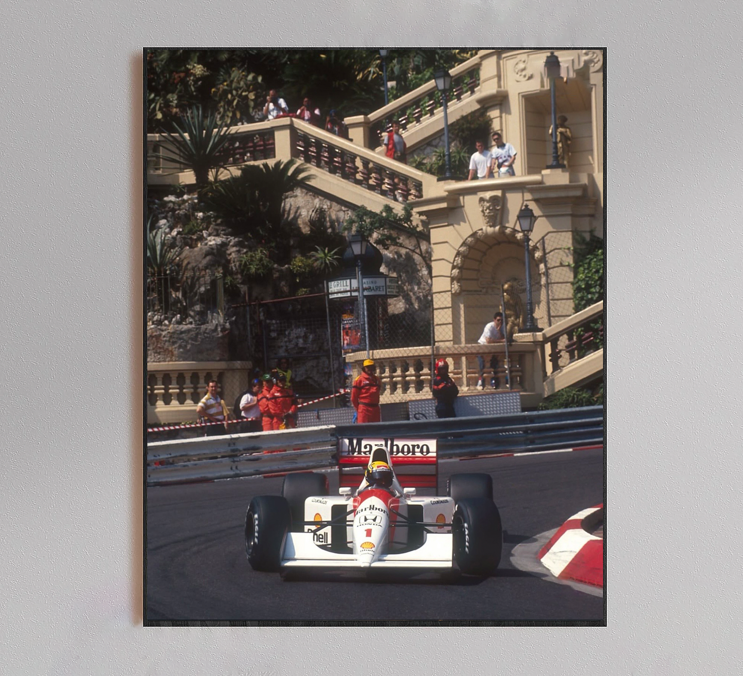 Vintage Monaco F1 Poster